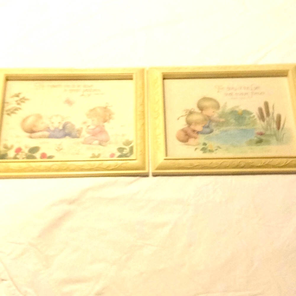 2 Psalm Scripture Pictures Homco DBGCI Vintage